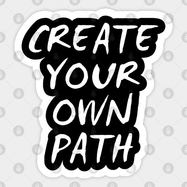 Create Your Own Path Sticker by Texevod